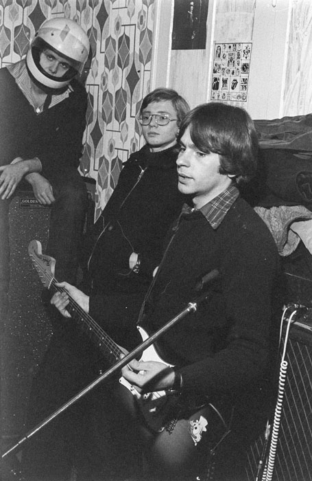 Quartiers Nord, décembre 1977, répétitions avec Philip Julien (batterie)