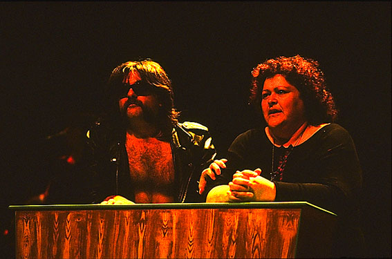 Quartiers Nord, spectacle 2001 L'Odyssée de l'Estaque, répétition au théâtre Bompard, photo Bernard Ribet