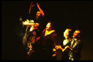 Quartiers Nord, spectacle 2001 L'Odyssée de l'Estaque, répétition au Gyptis, photo Bernard Ribet